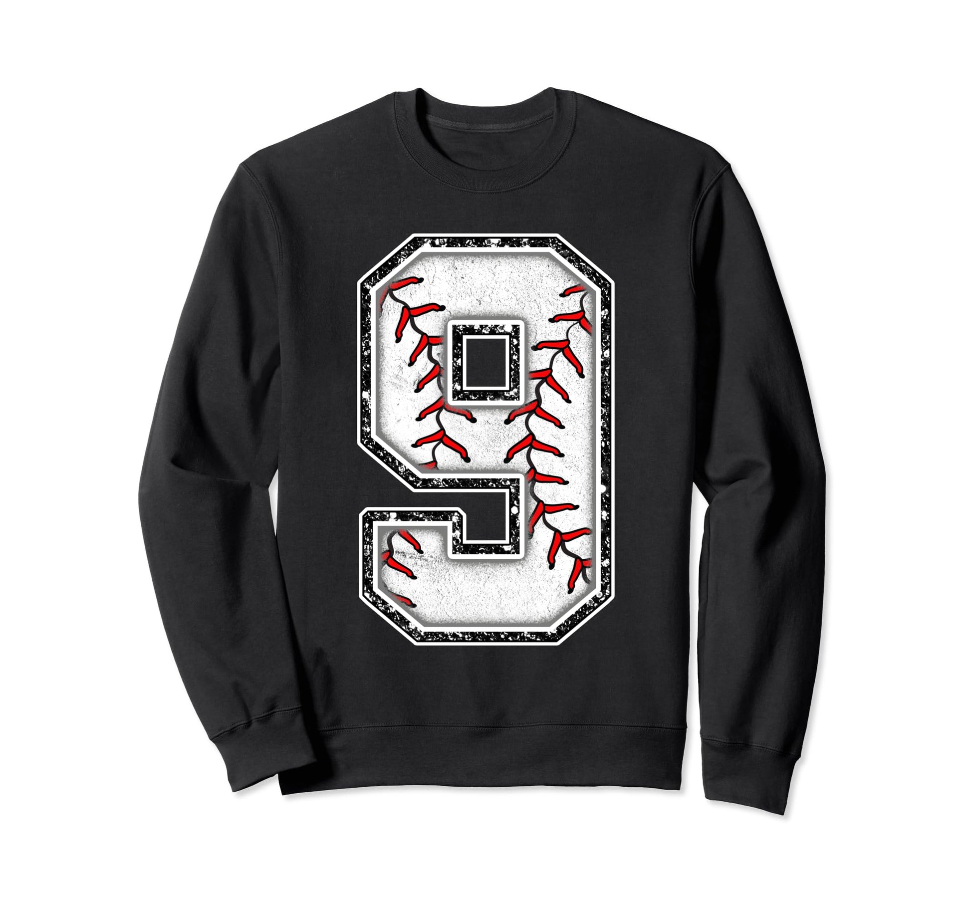 9 Years Old Birthday Baseball Theme Sweatshirt - Unique Graphic for Adults - T-Shirt, Sweatshirt, Hoodie