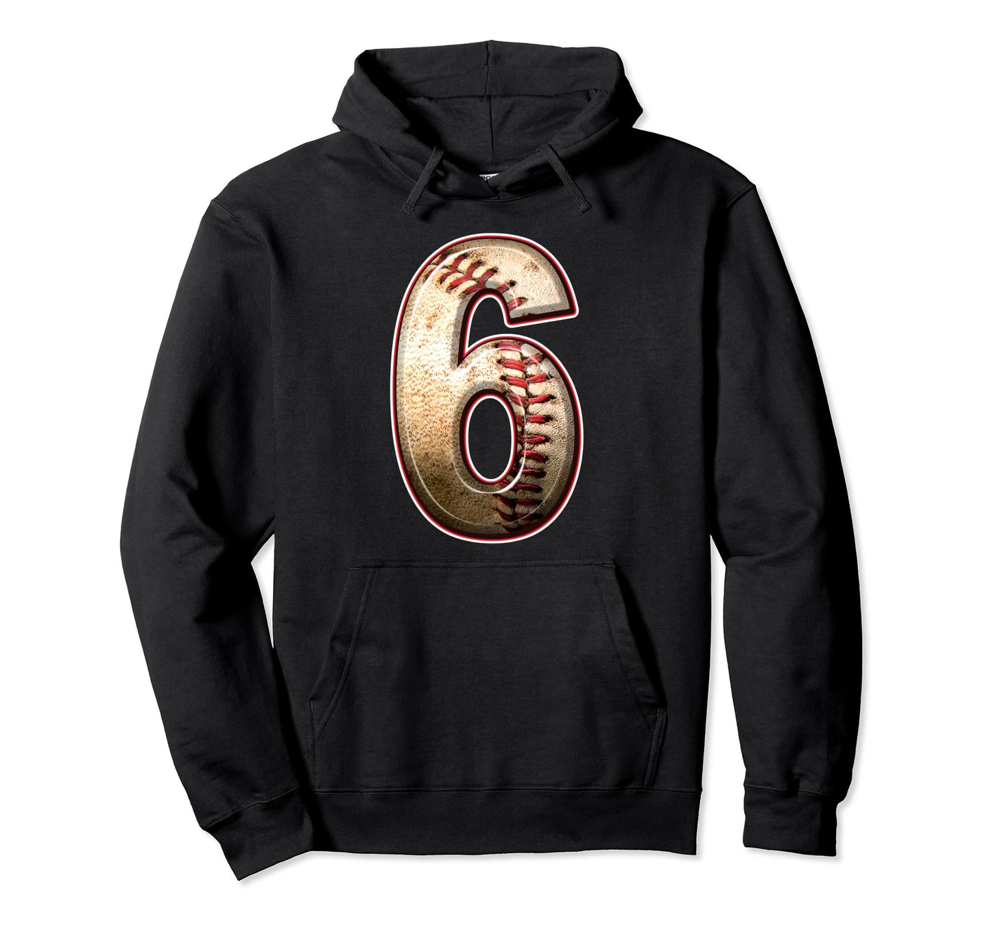6Th Birthday Baseball Sports 6 Years Hoodie - Minimalist Print Men Women - T-Shirt, Sweatshirt, Hoodie
