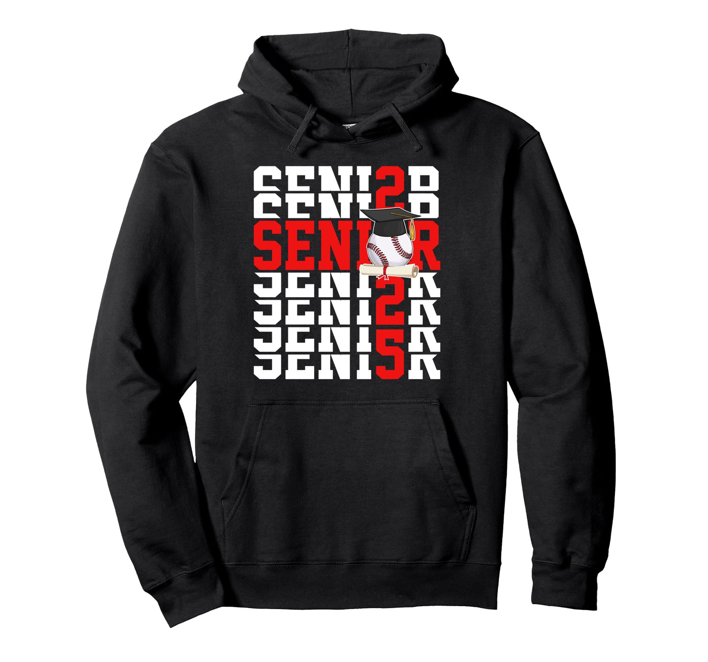 Funny Senior 2025 Class 2025 Graduation Hoodie - Novelty Apparel Unisex - T-Shirt, Sweatshirt, Hoodie