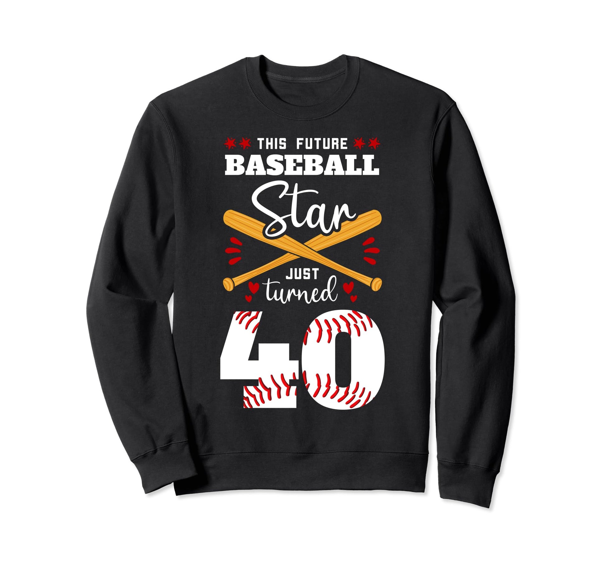 This Future Baseball Star Just Turned Sweatshirt - Minimalist Print Unisex - T-Shirt, Sweatshirt, Hoodie