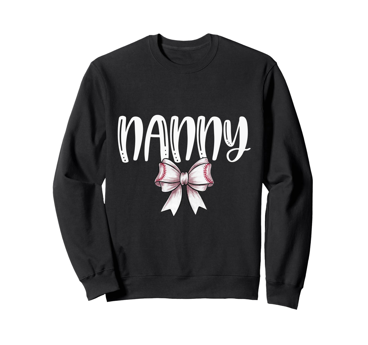 Coquette Baseball Nanny Spirit Sweatshirt - Trendy Graphic Unisex - T-Shirt, Sweatshirt, Hoodie