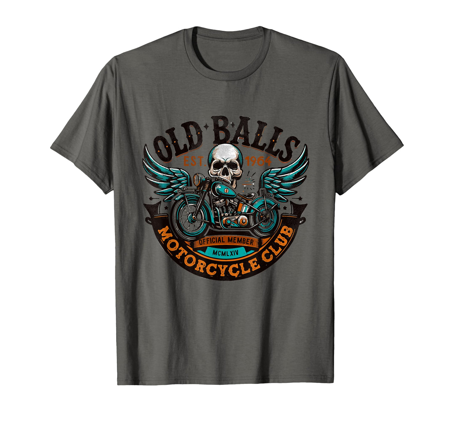 Motorcycle Birthday Mens 60Th T-Shirt - Minimalist Print for Adults - T-Shirt, Sweatshirt, Hoodie