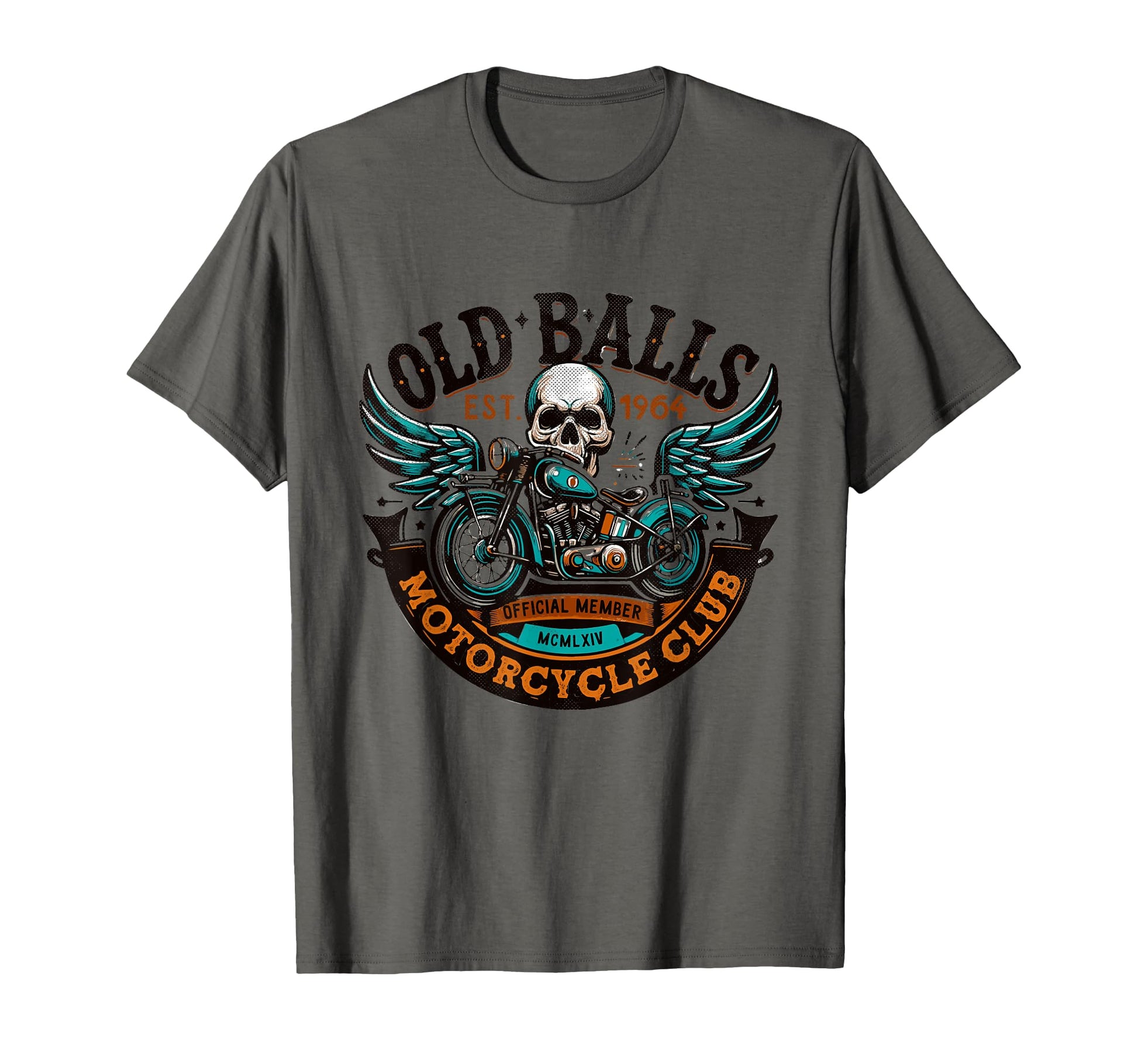 Motorcycle Birthday Mens 60Th T-Shirt - Minimalist Print for Adults - T-Shirt, Sweatshirt, Hoodie