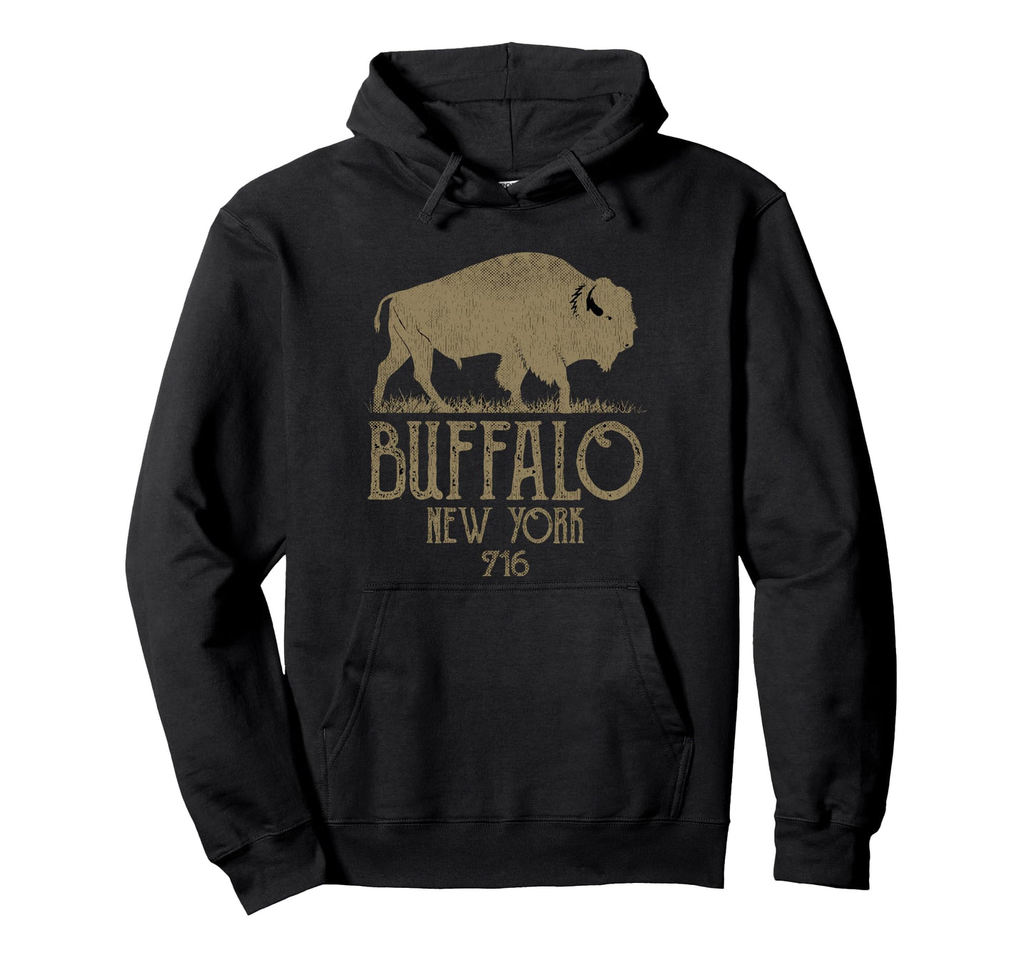 Bflo Wny Area Code 716 Buffalo New York Hoodie - Custom Art Print Unisex - T-Shirt, Sweatshirt, Hoodie