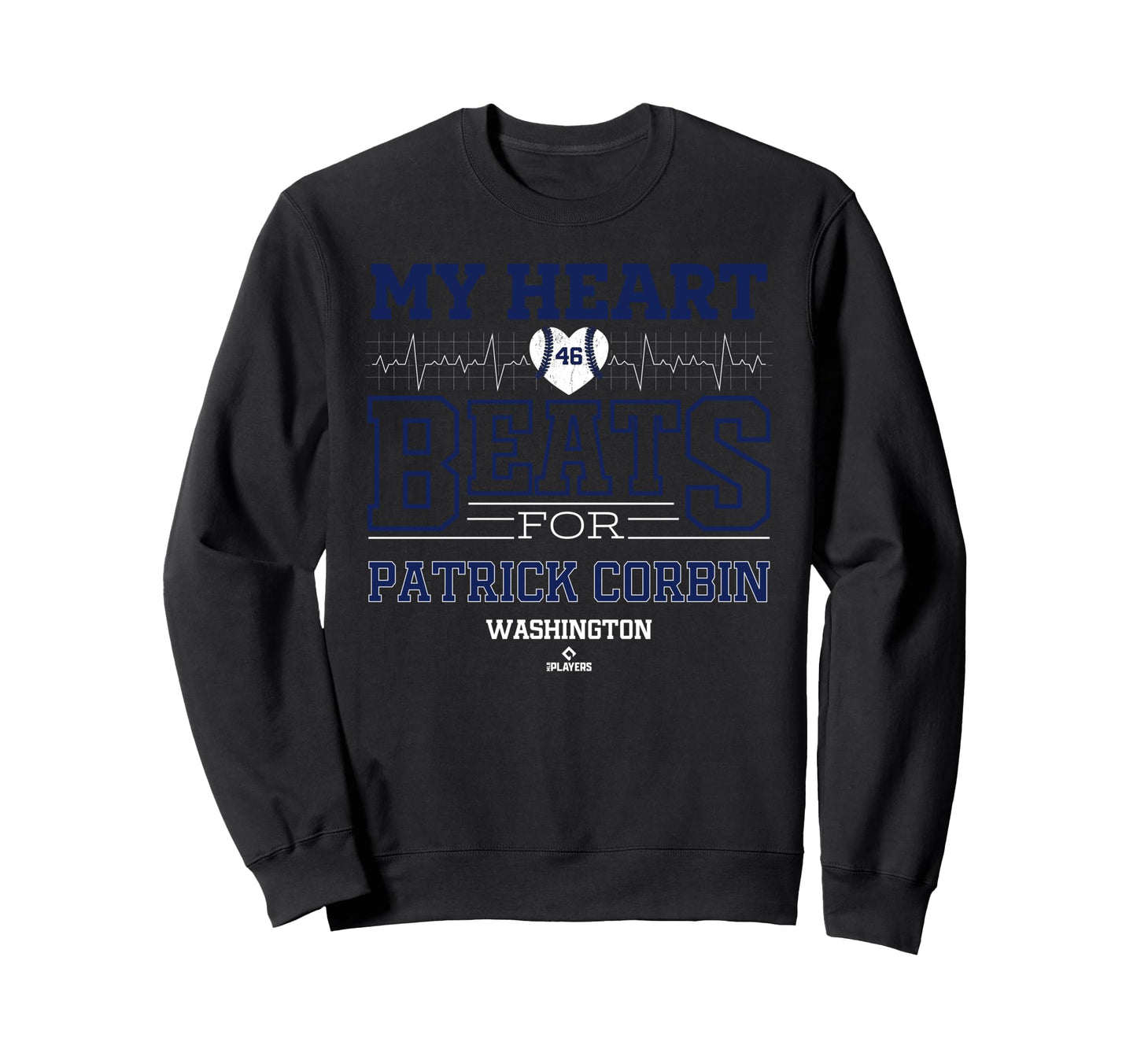 My Heart Beats Patrick Corbin Sweatshirt - Aesthetic Graphic Unisex - T-Shirt, Sweatshirt, Hoodie