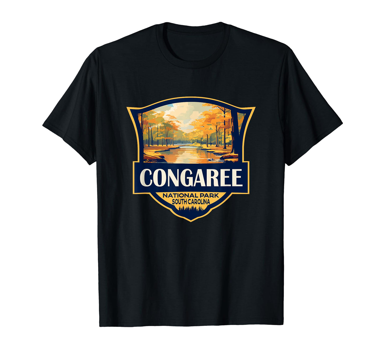 Congaree National Park Illustration T-Shirt - Streetwear Style for Adults - T-Shirt, Sweatshirt, Hoodie