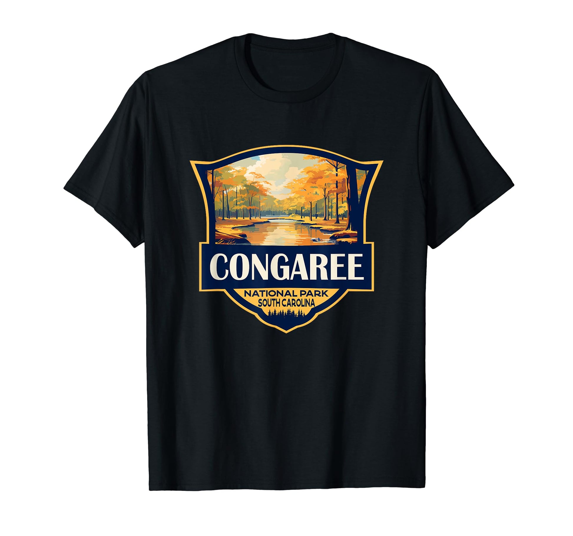 Congaree National Park Illustration T-Shirt - Streetwear Style for Adults - T-Shirt, Sweatshirt, Hoodie