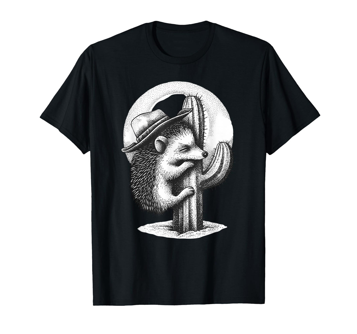 Hedgehog Cowboy Rodeo Cowgirl T-Shirt - Streetwear Style for Adults - T-Shirt, Sweatshirt, Hoodie