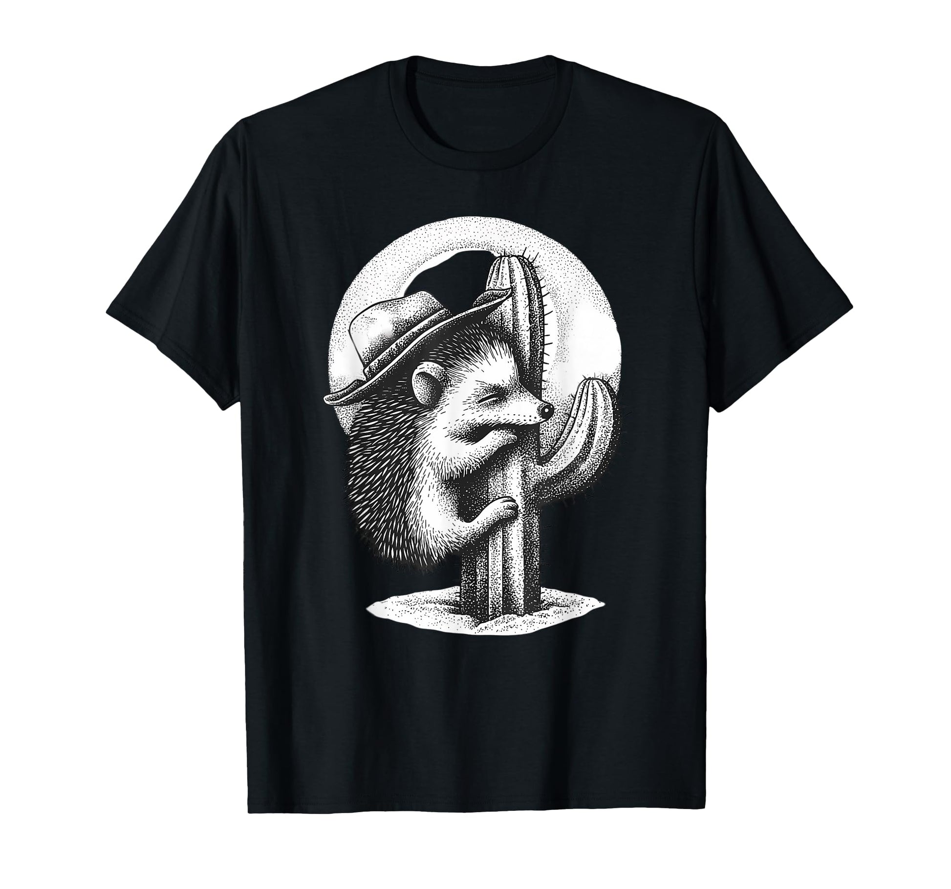 Hedgehog Cowboy Rodeo Cowgirl T-Shirt - Streetwear Style for Adults - T-Shirt, Sweatshirt, Hoodie