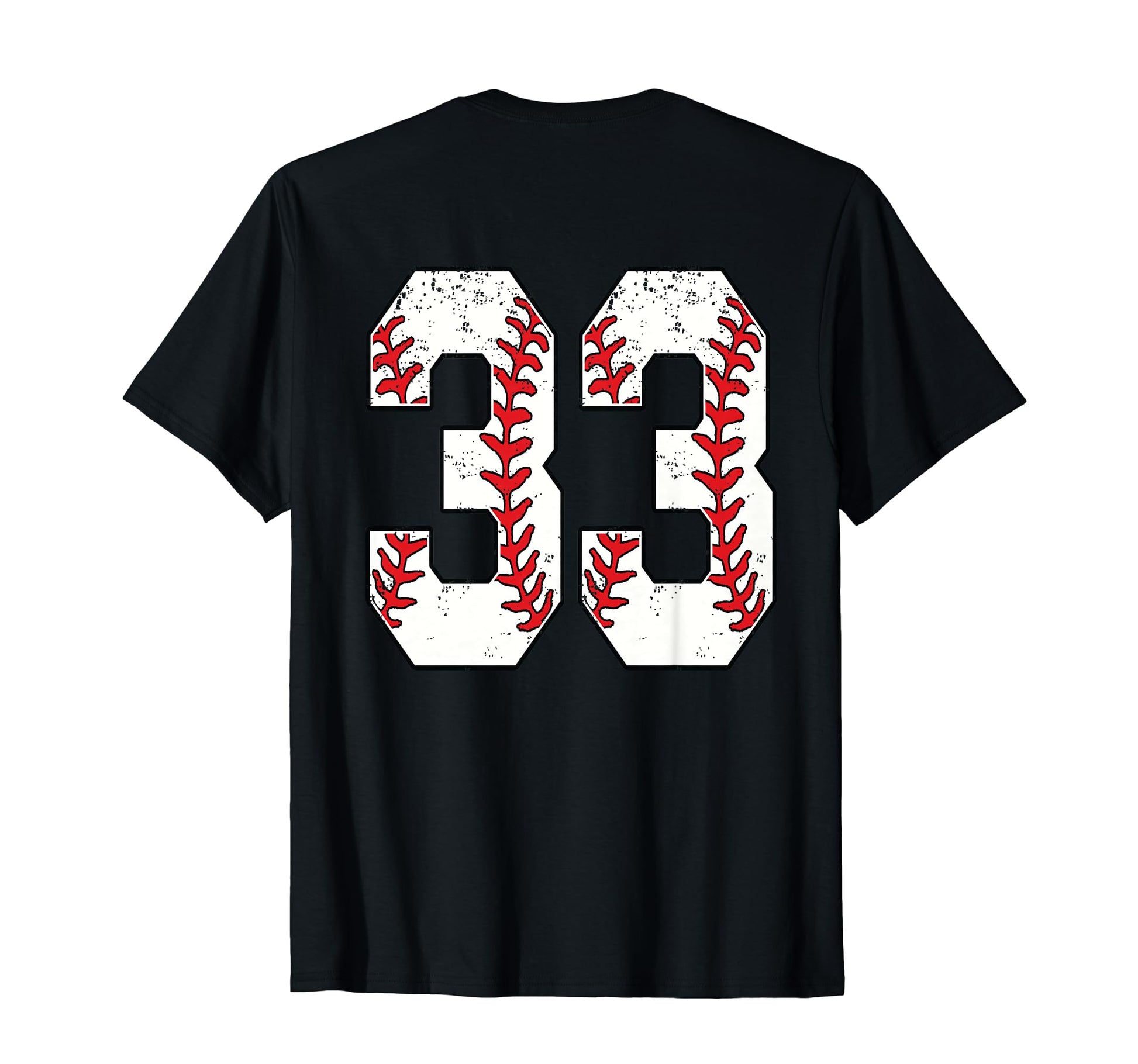 Number 33 Baseball Jersey Number 33 T-Shirt - Trendy Graphic for Adults - T-Shirt, Sweatshirt, Hoodie