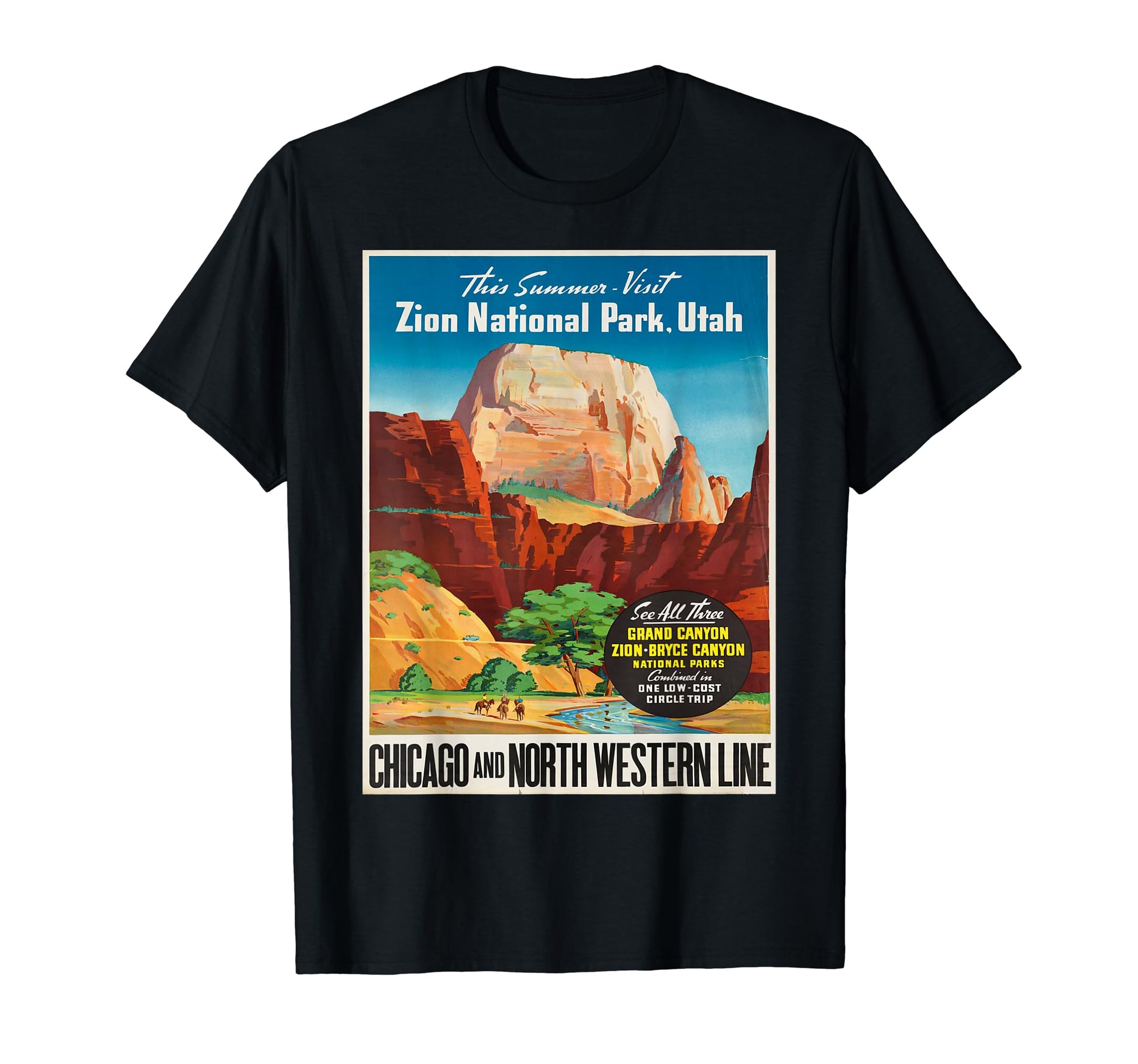 Zion National Park T-Shirt - Streetwear Style for Adults - T-Shirt, Sweatshirt, Hoodie