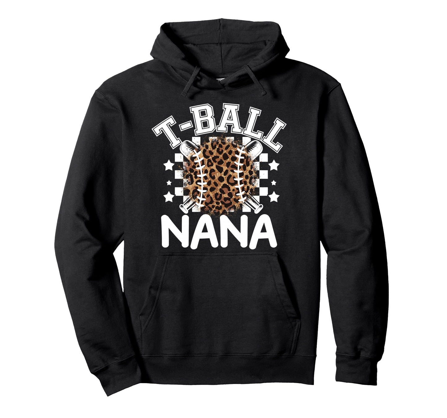 T Ball Teeball Nana Leopard Cheetah Hoodie - Aesthetic Graphic Unisex - T-Shirt, Sweatshirt, Hoodie