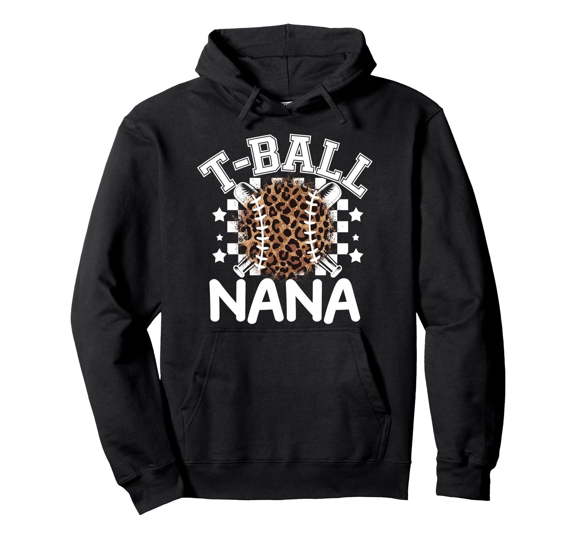 T Ball Teeball Nana Leopard Cheetah Hoodie - Aesthetic Graphic Unisex - T-Shirt, Sweatshirt, Hoodie