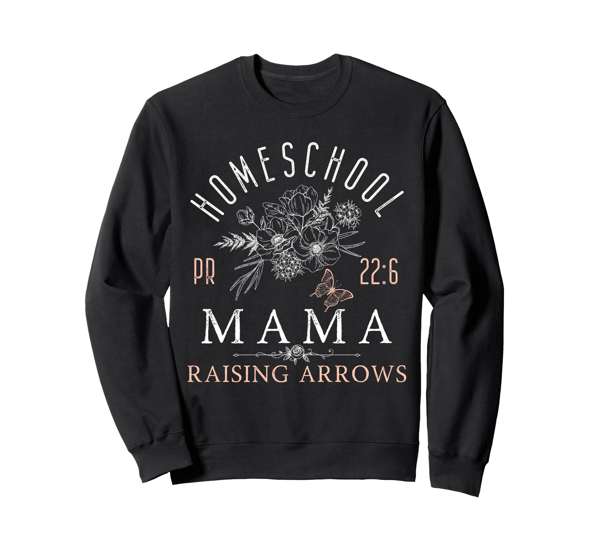 Homeschool Mama Mom Raising Sweatshirt - Minimalist Print for Adults - T-Shirt, Sweatshirt, Hoodie