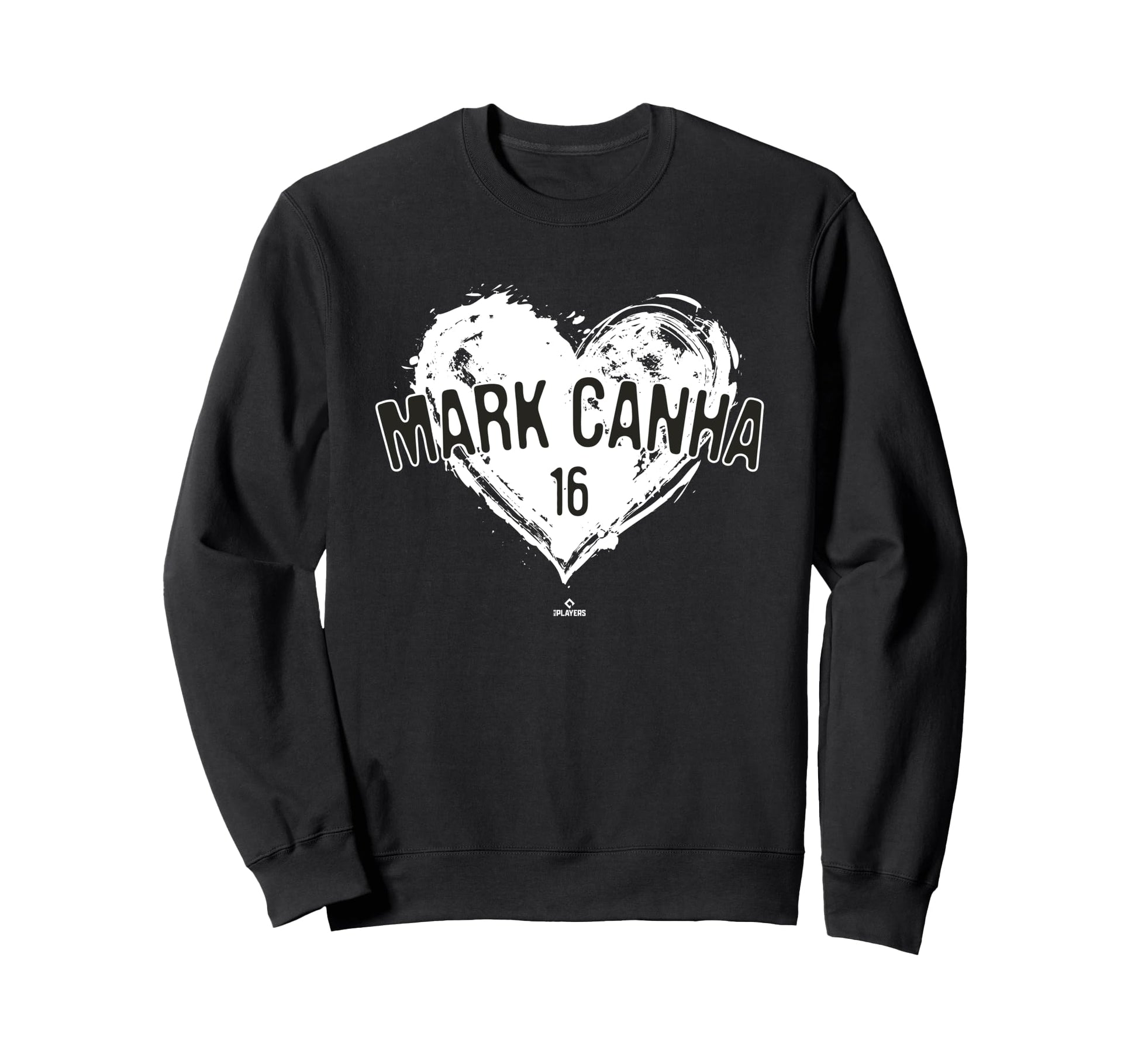 Distressed Heart Mark Canha San Sweatshirt - Streetwear Style Unisex - T-Shirt, Sweatshirt, Hoodie