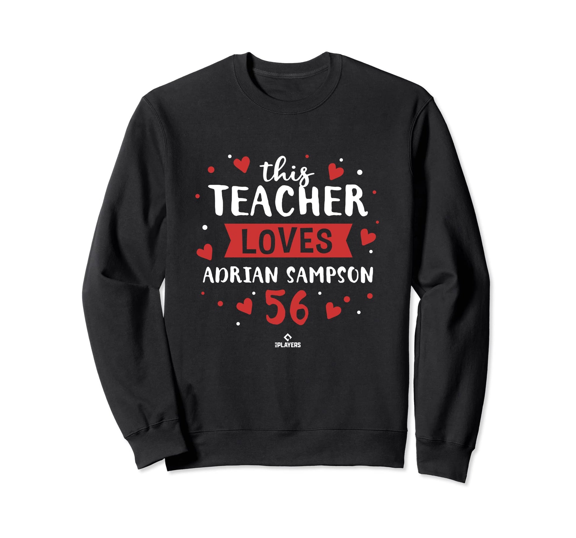 This Teacher Loves Adrian Sampson Sweatshirt - Trendy Graphic Men Women - T-Shirt, Sweatshirt, Hoodie