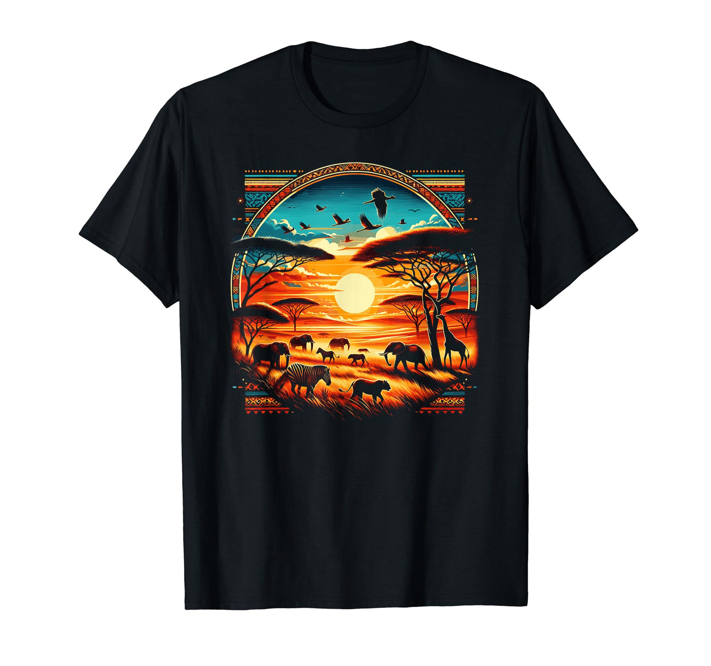 Serengeti National Park Safari Adventure T-Shirt - Trendy Graphic Unisex - T-Shirt, Sweatshirt, Hoodie