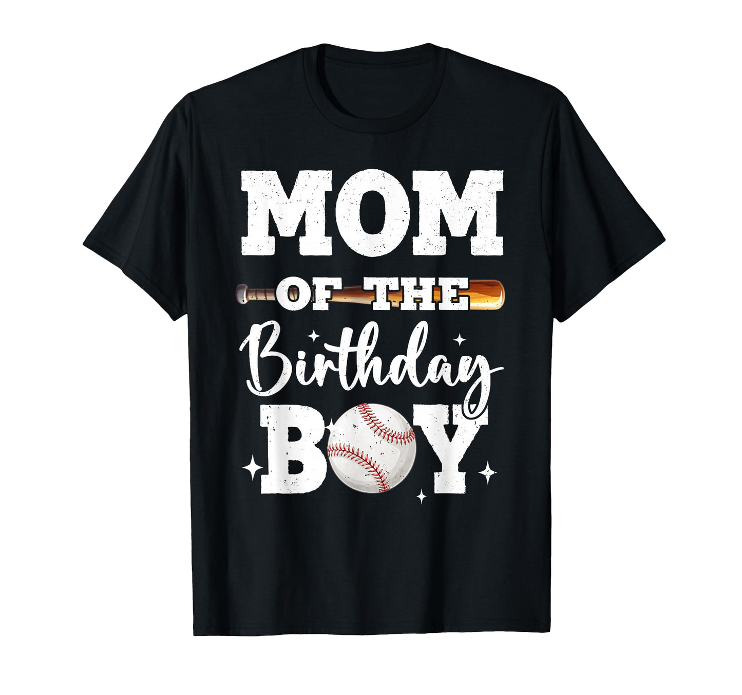 Mom Birthday Baseball Bday Family T-Shirt - Unique Graphic Unisex - T-Shirt, Sweatshirt, Hoodie