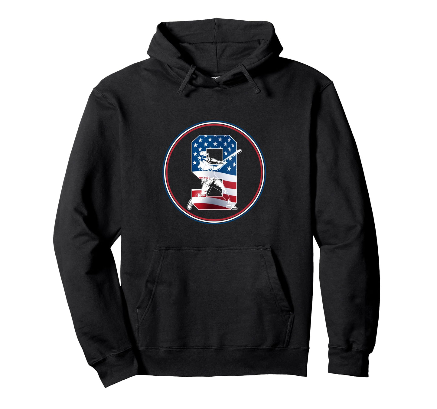 Number 9 Years Baseball 9Th Birthday Hoodie - Custom Art Print Men Women - T-Shirt, Sweatshirt, Hoodie