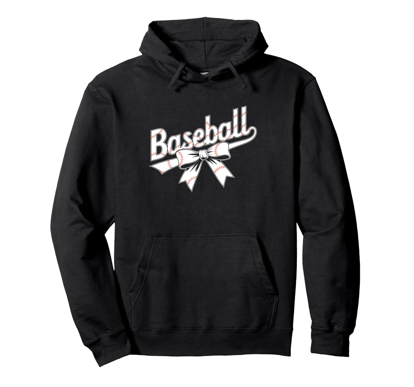 Checkered Coquette Bow Baseball Mom Hoodie - Minimalist Print Men Women - T-Shirt, Sweatshirt, Hoodie