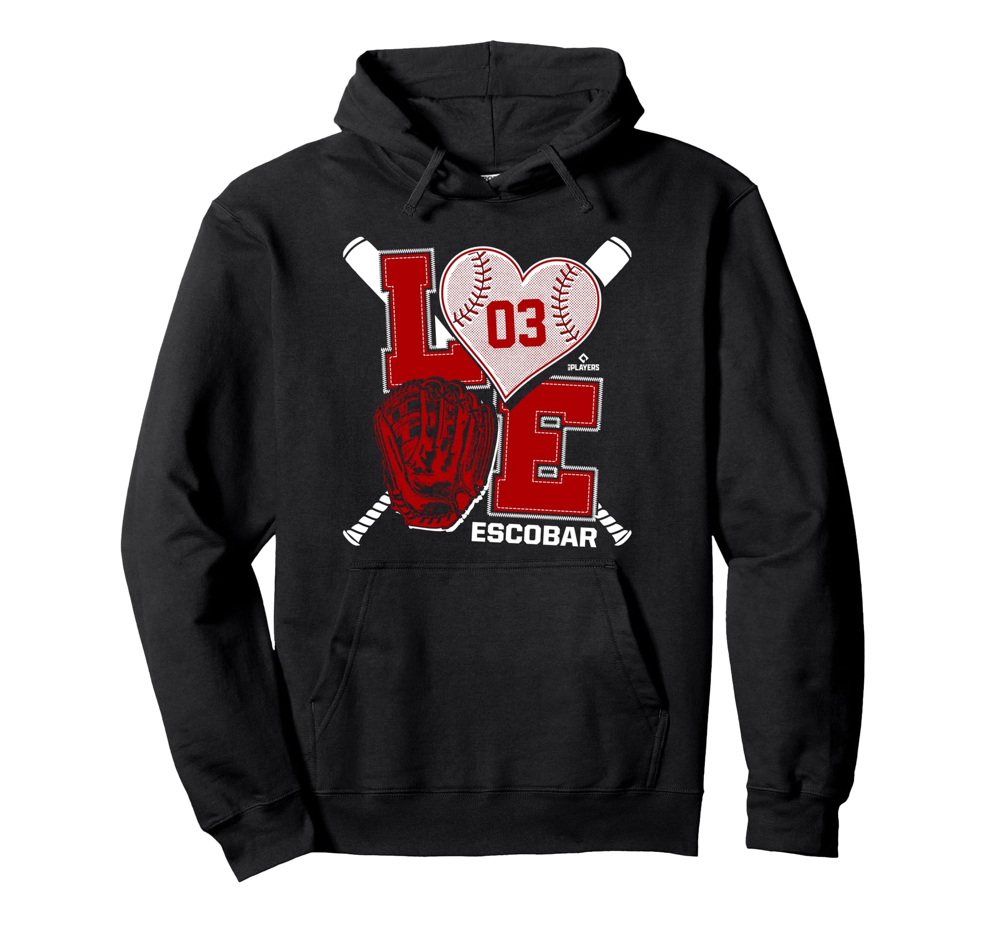 Alcides Escobar Is Love Washington Hoodie - Graphic Print for Adults - T-Shirt, Sweatshirt, Hoodie