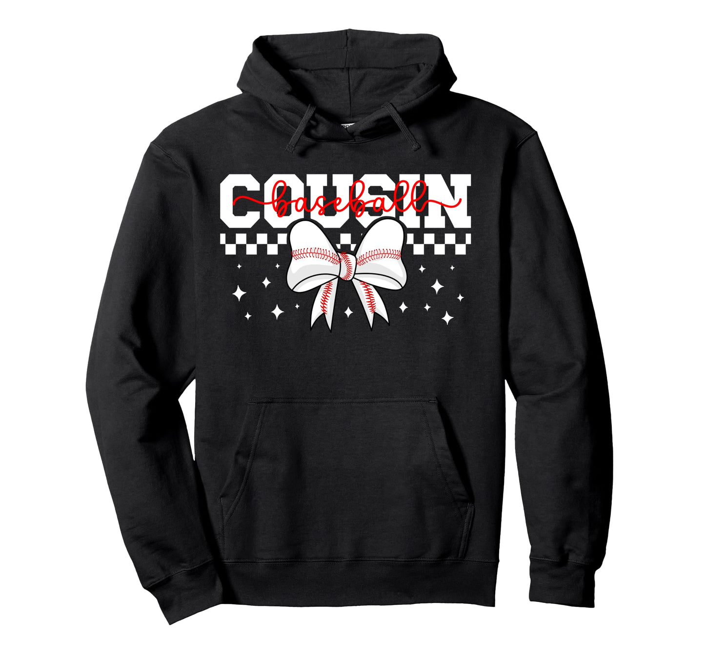 Baseball Cousin Coquette Cousin Baseball Hoodie - Graphic Print Unisex - T-Shirt, Sweatshirt, Hoodie