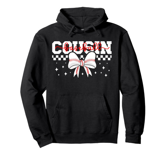 Baseball Cousin Coquette Cousin Baseball Hoodie - Graphic Print Unisex - T-Shirt, Sweatshirt, Hoodie