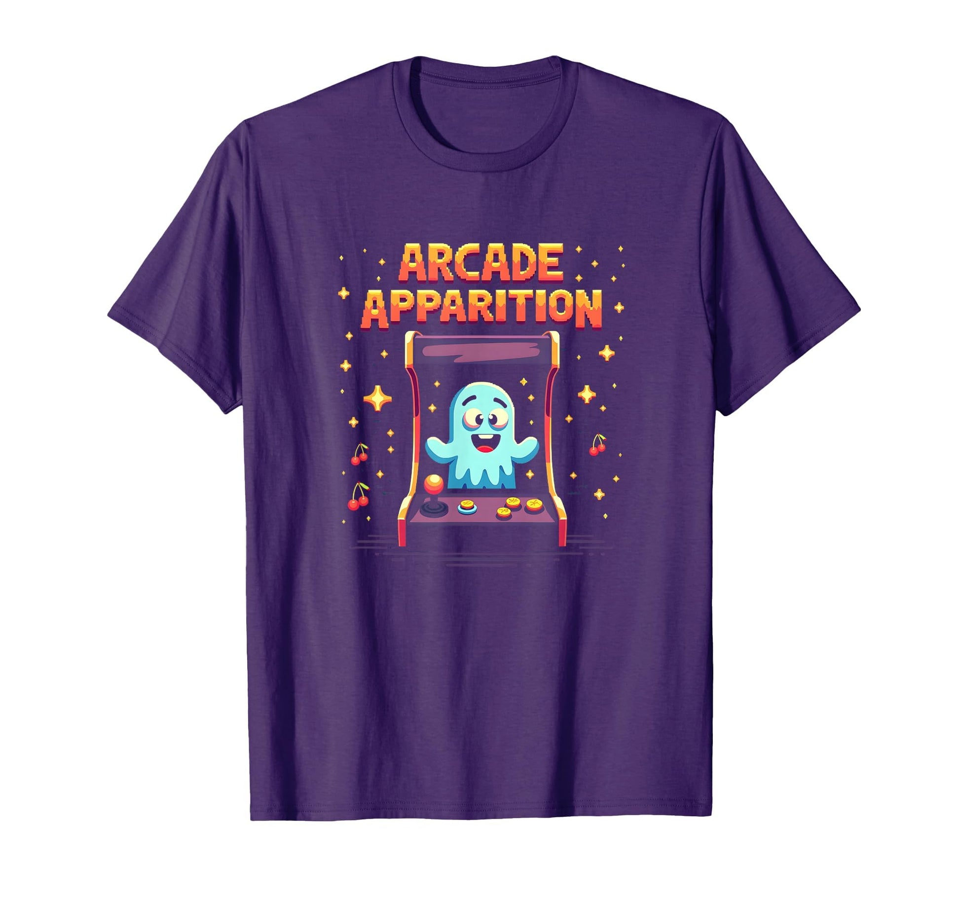 Halloween Arcade Apparition Ghost T-Shirt - Graphic Print for Adults - T-Shirt, Sweatshirt, Hoodie
