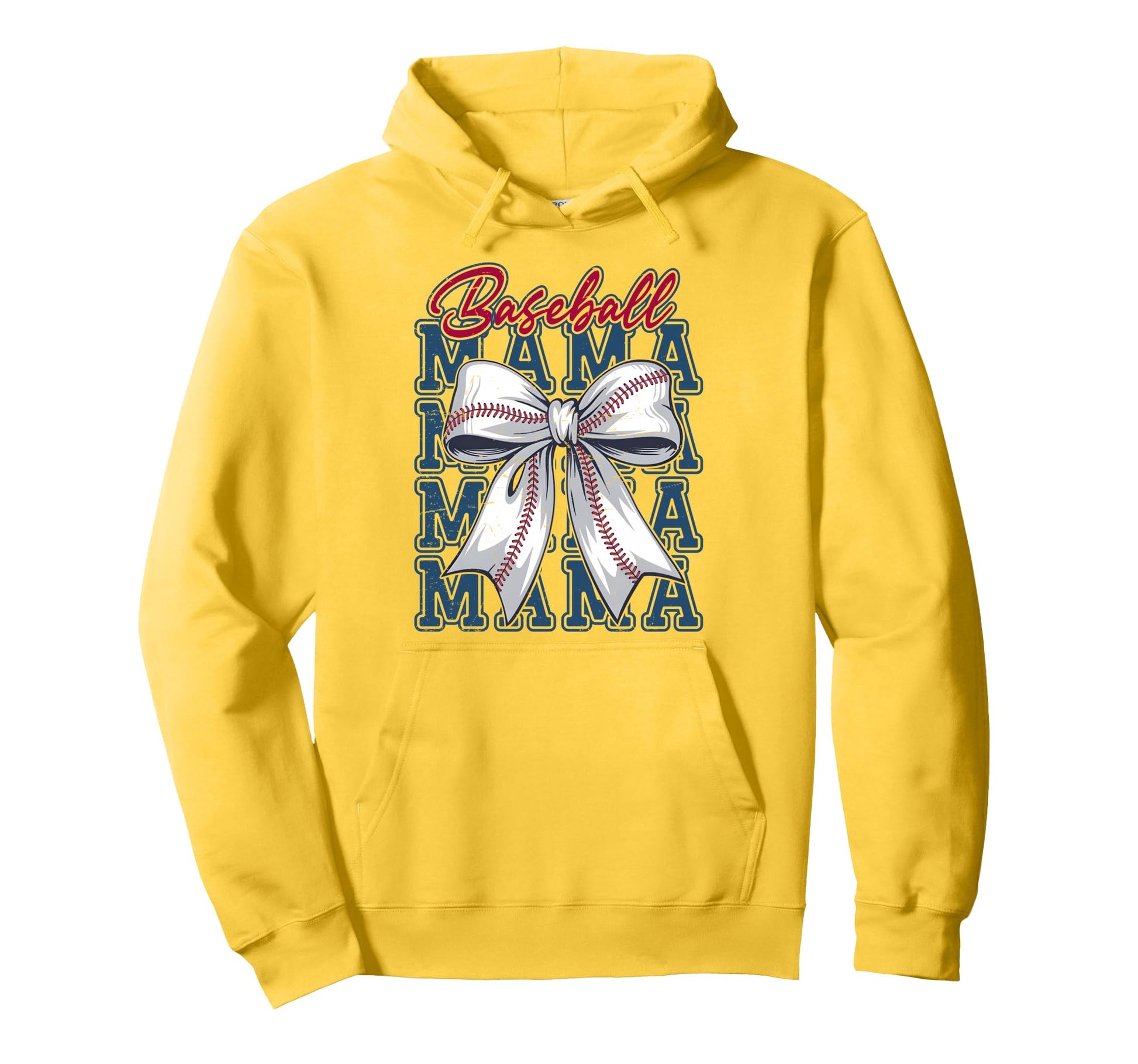 Baseball Coquette Bow Baseball Hoodie - Casual Everyday Wear for Adults - T-Shirt, Sweatshirt, Hoodie