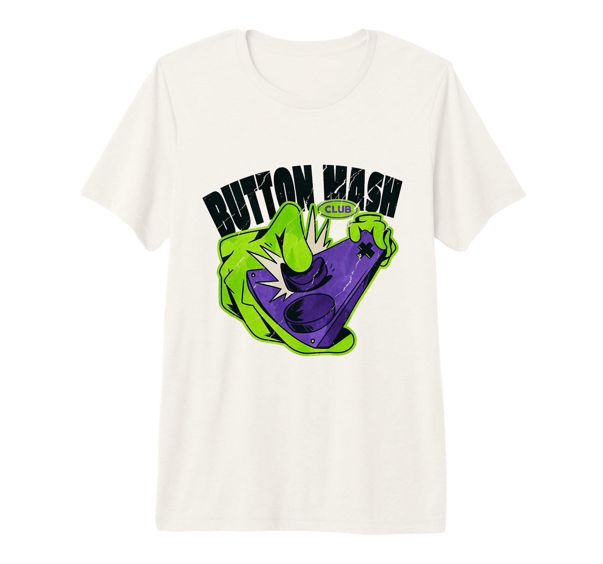 Button Mash Club Gaming Arcade Player T-Shirt - Novelty Apparel Unisex - T-Shirt, Sweatshirt, Hoodie