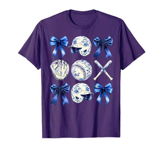 Baseball Coquette Bow Baseball Mama T-Shirt - Streetwear Style Unisex - T-Shirt, Sweatshirt, Hoodie