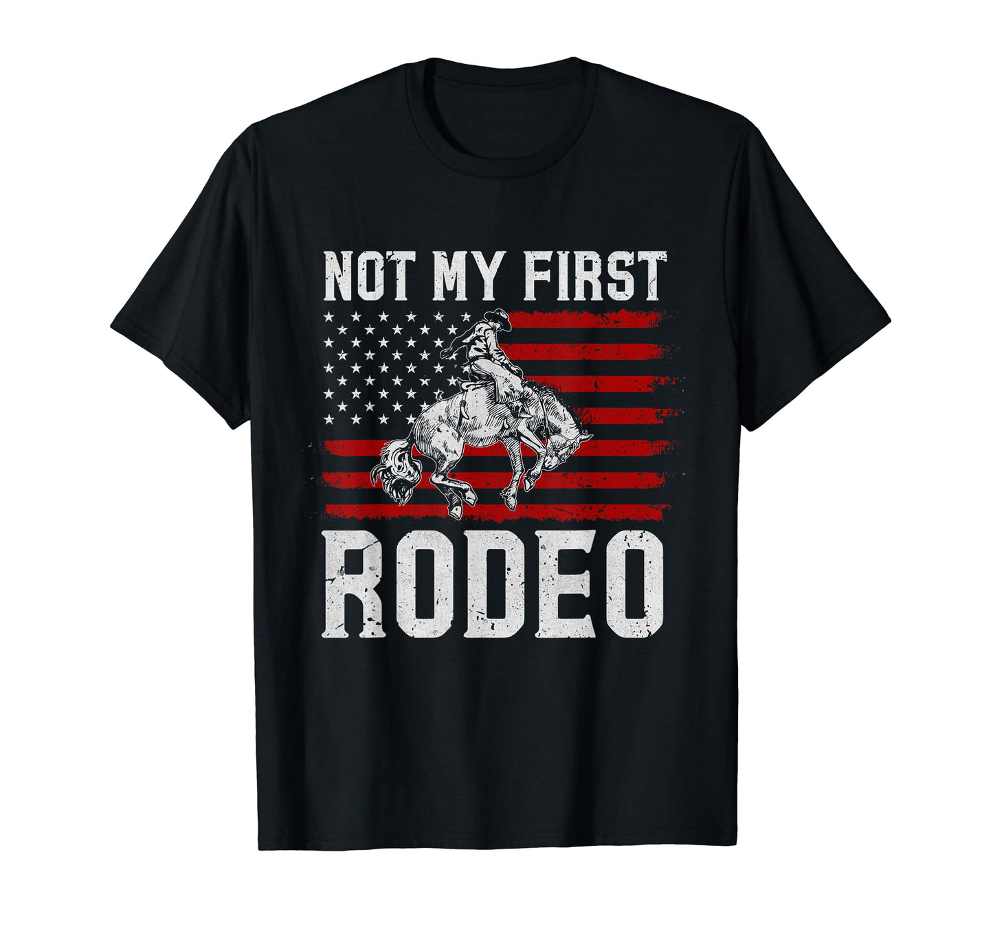 Not My First Rodeo Cowboy Western T-Shirt - Minimalist Print Unisex - T-Shirt, Sweatshirt, Hoodie