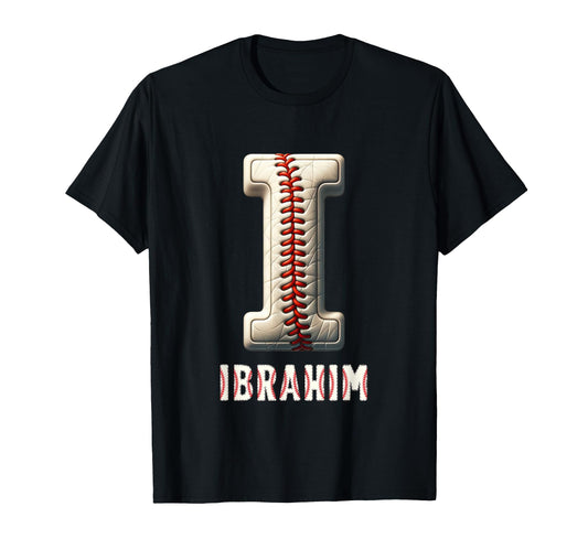 Baseball Home Run Lasse Initial Letter T-Shirt - Graphic Print for Adults - T-Shirt, Sweatshirt, Hoodie