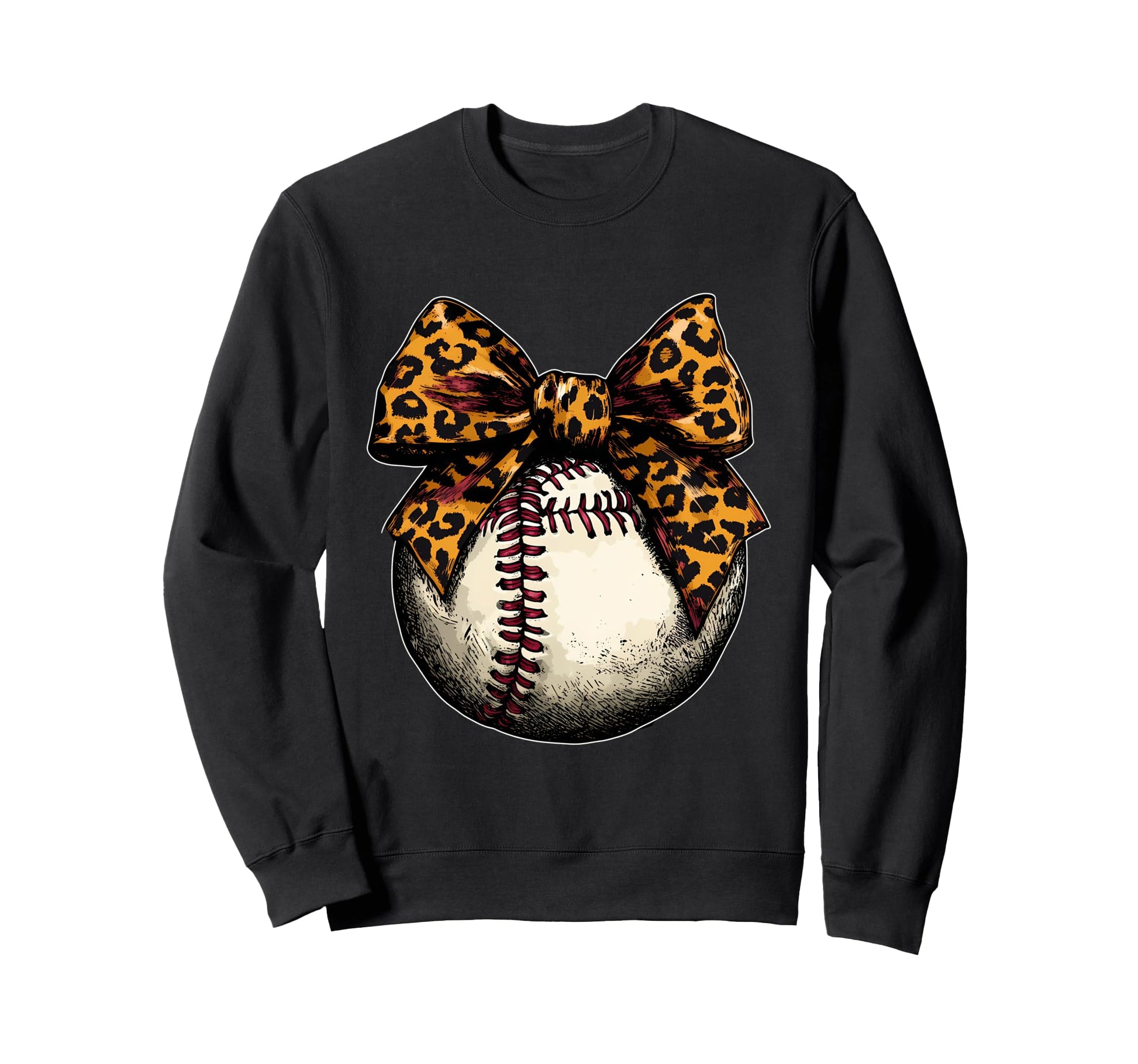 Baseball Coquette Bow Baseball Game Sweatshirt - Graphic Print for Adults - T-Shirt, Sweatshirt, Hoodie