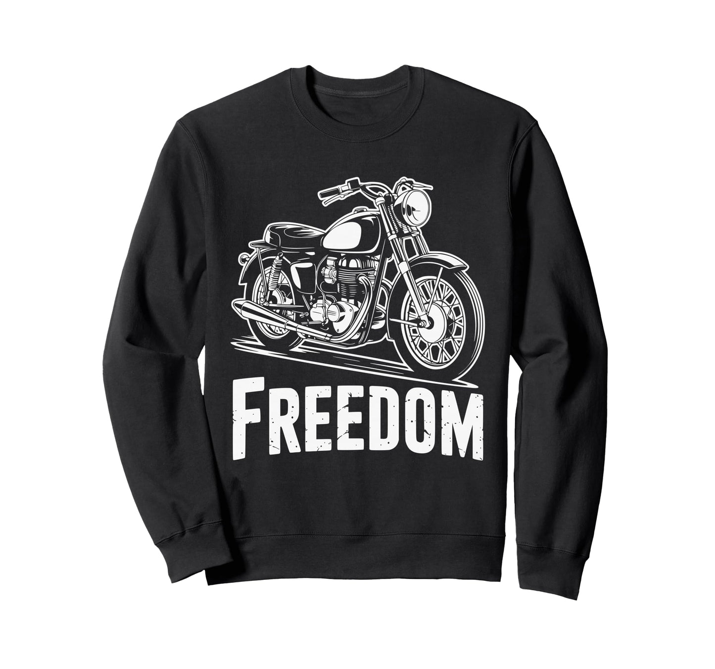 Motorcycle Motorbike Biker Sweatshirt - Trendy Graphic Men Women - T-Shirt, Sweatshirt, Hoodie