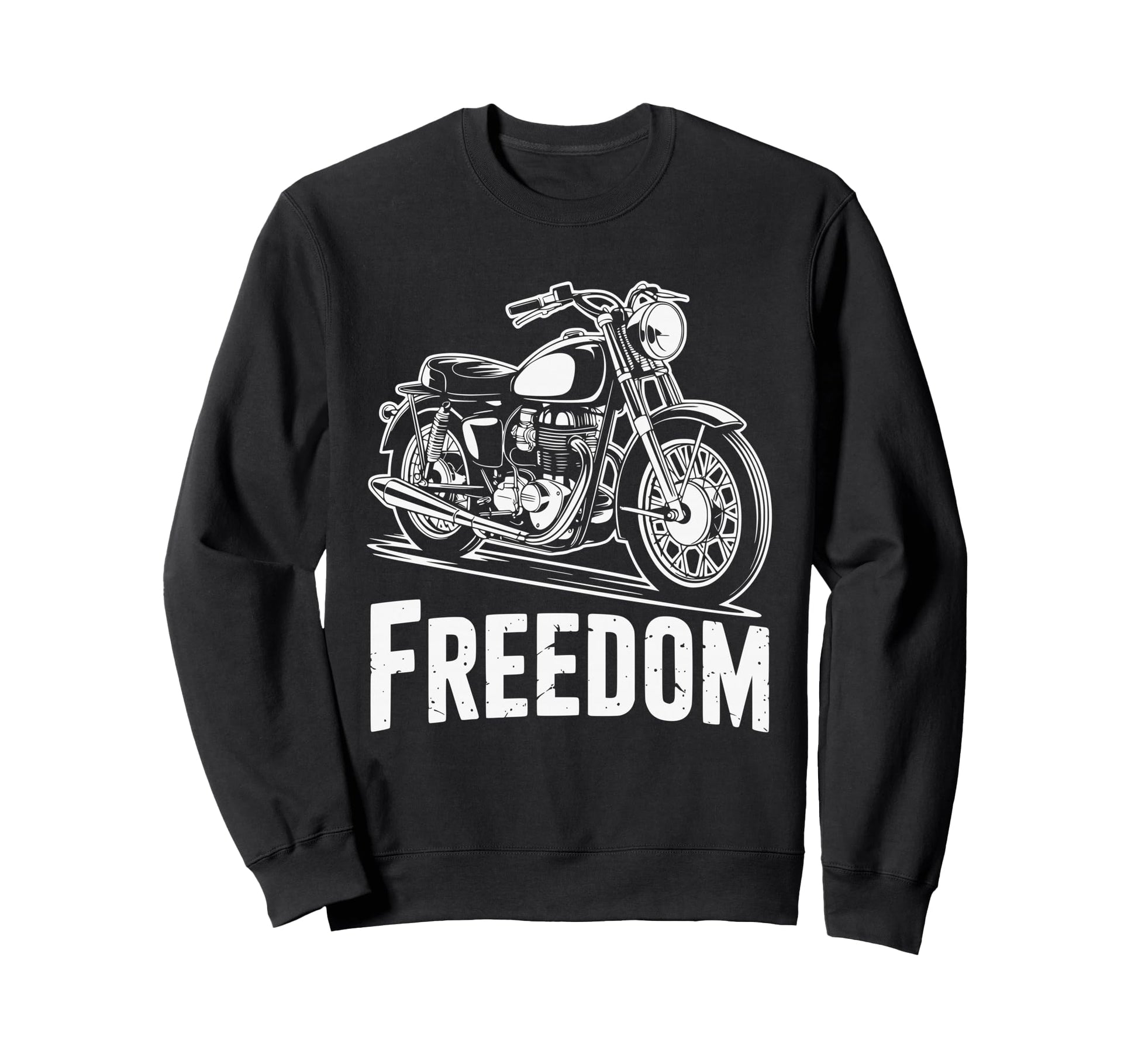 Motorcycle Motorbike Biker Sweatshirt - Trendy Graphic Men Women - T-Shirt, Sweatshirt, Hoodie