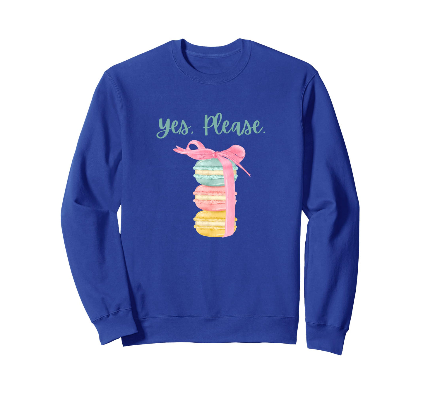 Macarons And Bows Coquette Sweatshirt - Casual Everyday Wear for Adults - T-Shirt, Sweatshirt, Hoodie