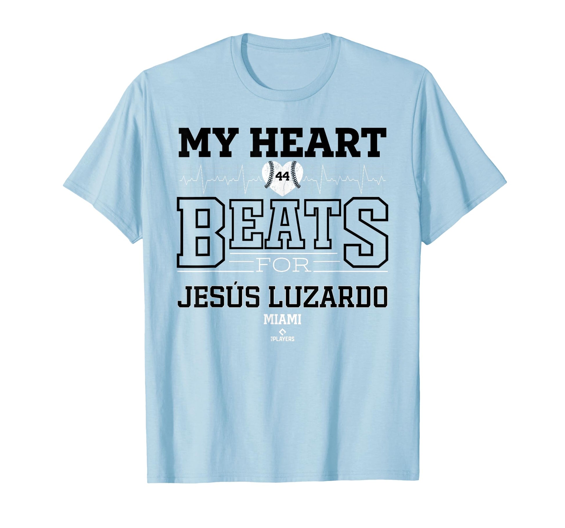 My Heart Beats Jes S Luzardo Miami T-Shirt - Custom Art Print Men Women - T-Shirt, Sweatshirt, Hoodie