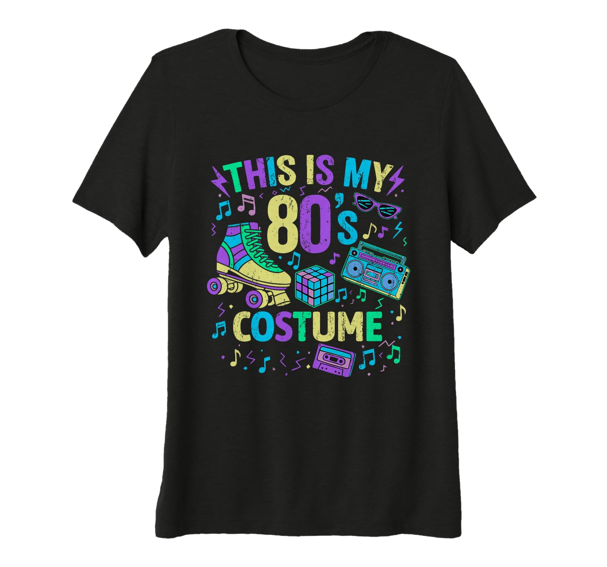 Womens Roller Skates This Is My 80S T-Shirt - Minimalist Print for Adults - T-Shirt, Sweatshirt, Hoodie