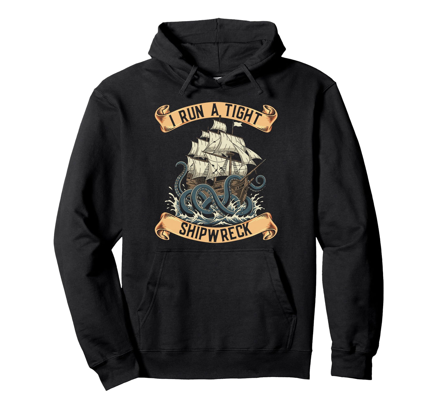I Run Tight Shipwreck Homeschool Mom Hoodie - Trendy Graphic Unisex - T-Shirt, Sweatshirt, Hoodie