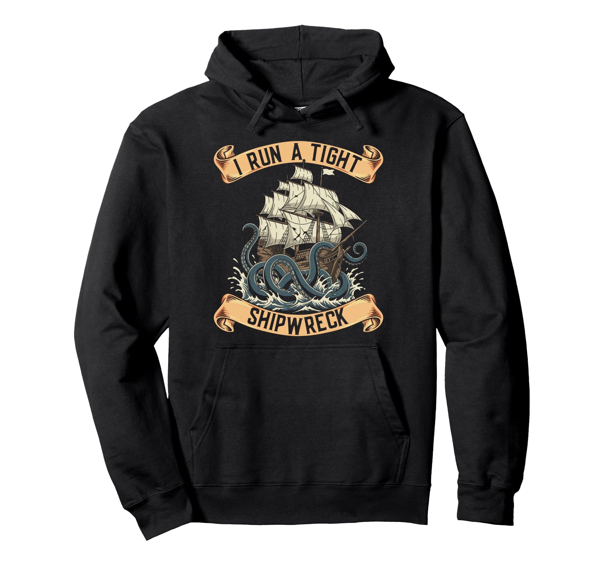I Run Tight Shipwreck Homeschool Mom Hoodie - Trendy Graphic Unisex - T-Shirt, Sweatshirt, Hoodie