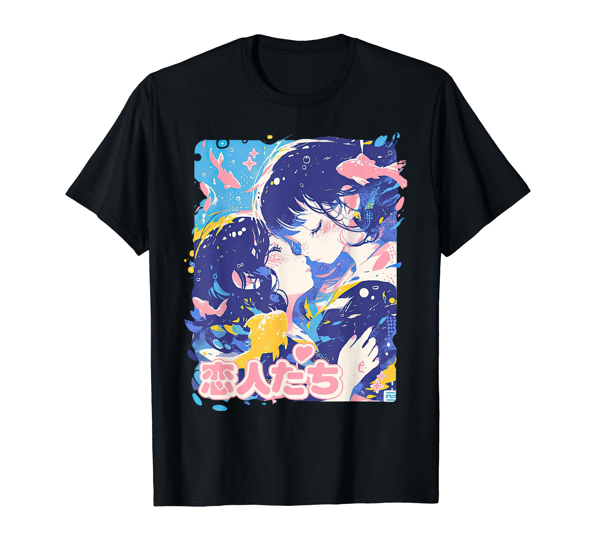 Anime Couple Y2K Aesthetic Pastel T-Shirt - Fun Novelty Design Men Women - T-Shirt, Sweatshirt, Hoodie