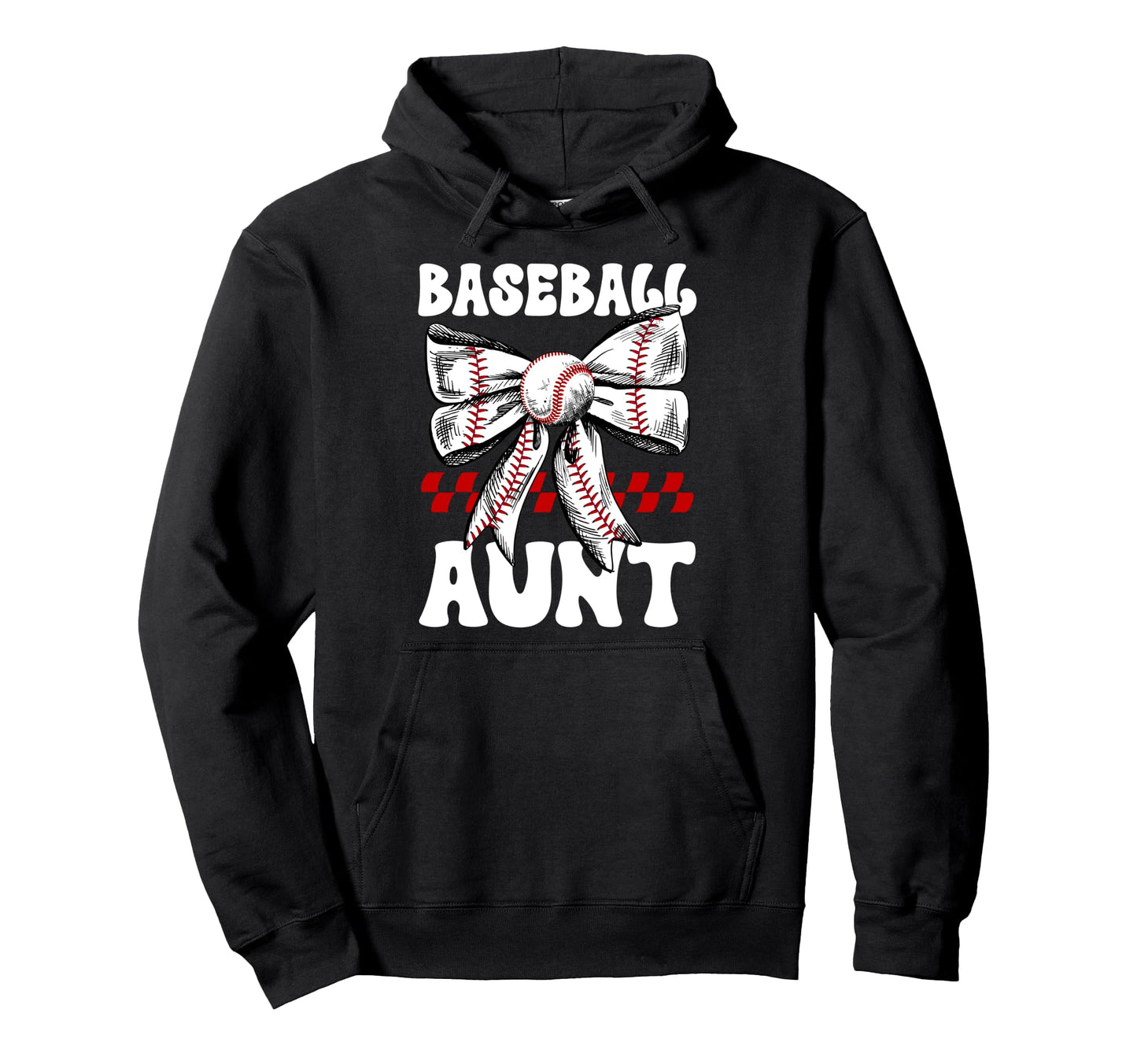 Baseball Aunt Baseball Player Hoodie - Casual Everyday Wear Men Women - T-Shirt, Sweatshirt, Hoodie
