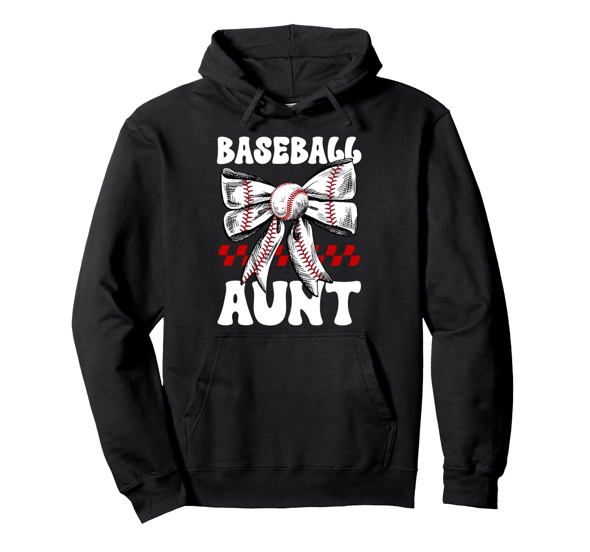 Baseball Aunt Baseball Player Hoodie - Casual Everyday Wear Men Women - T-Shirt, Sweatshirt, Hoodie