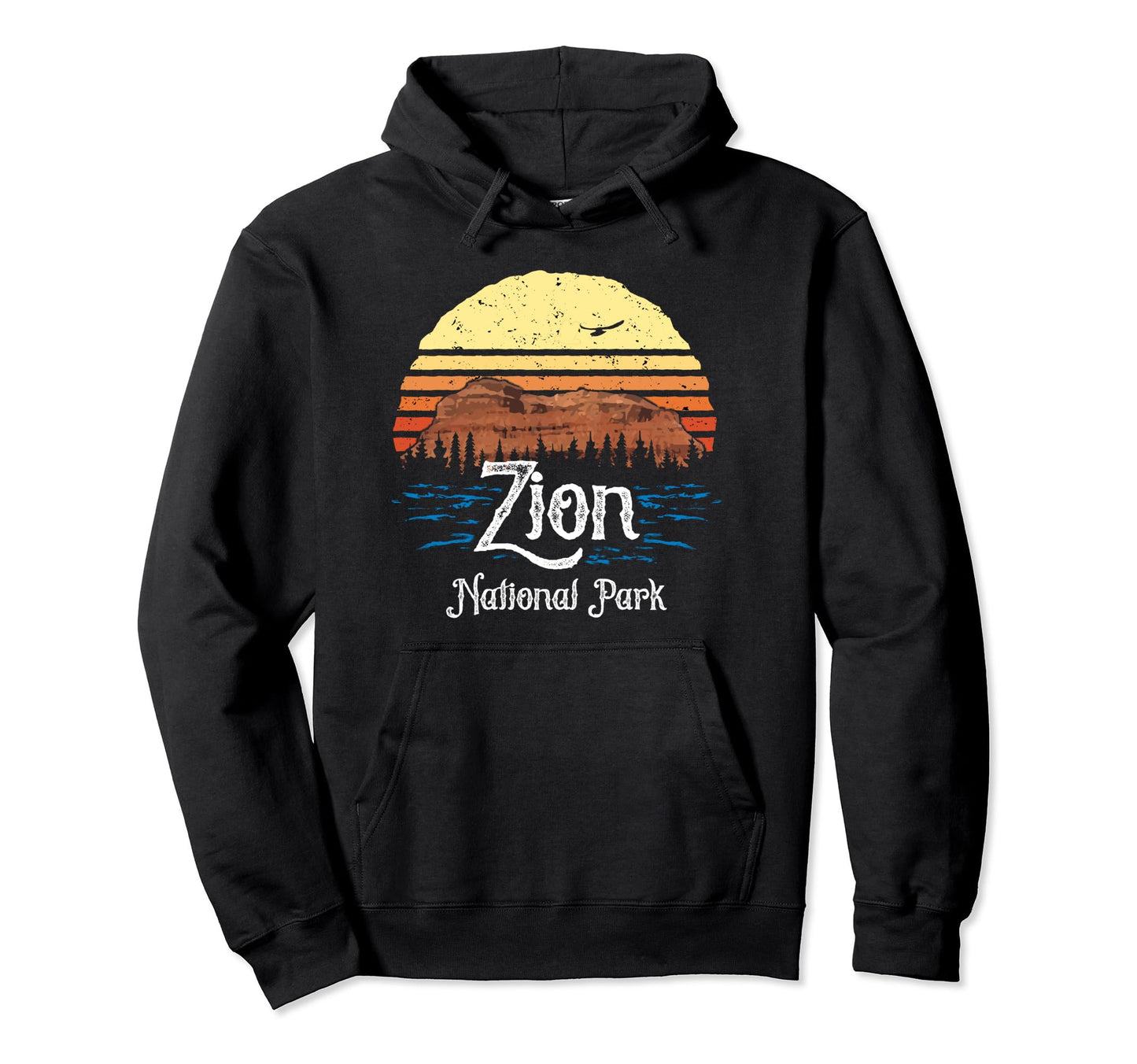 Utah Zion National Park Hiking Gift Hoodie - Fun Novelty Design for Adults - T-Shirt, Sweatshirt, Hoodie