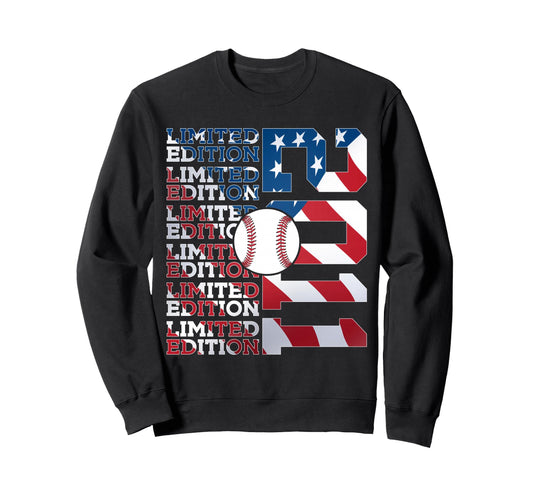 2011 Baseball 15Th Birthday Sweatshirt - Unique Graphic Unisex - T-Shirt, Sweatshirt, Hoodie