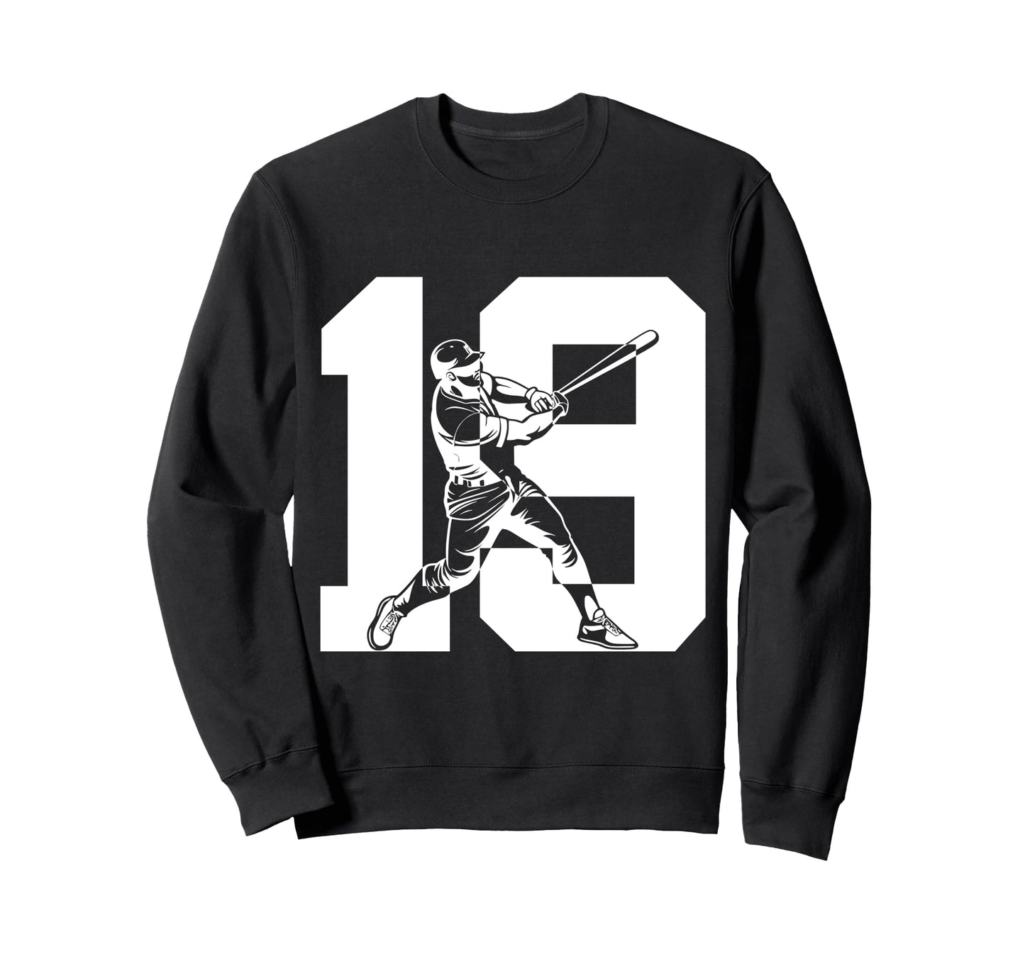 Number 19 Years Baseball 19Th Sweatshirt - Casual Everyday Wear for Adults - T-Shirt, Sweatshirt, Hoodie