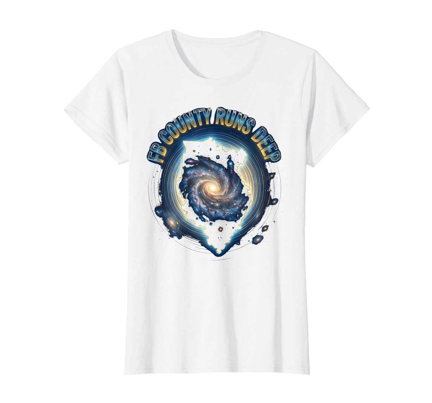 Fb County Runs Deep Proud Hometown T-Shirt - Fun Novelty Design Unisex - T-Shirt, Sweatshirt, Hoodie