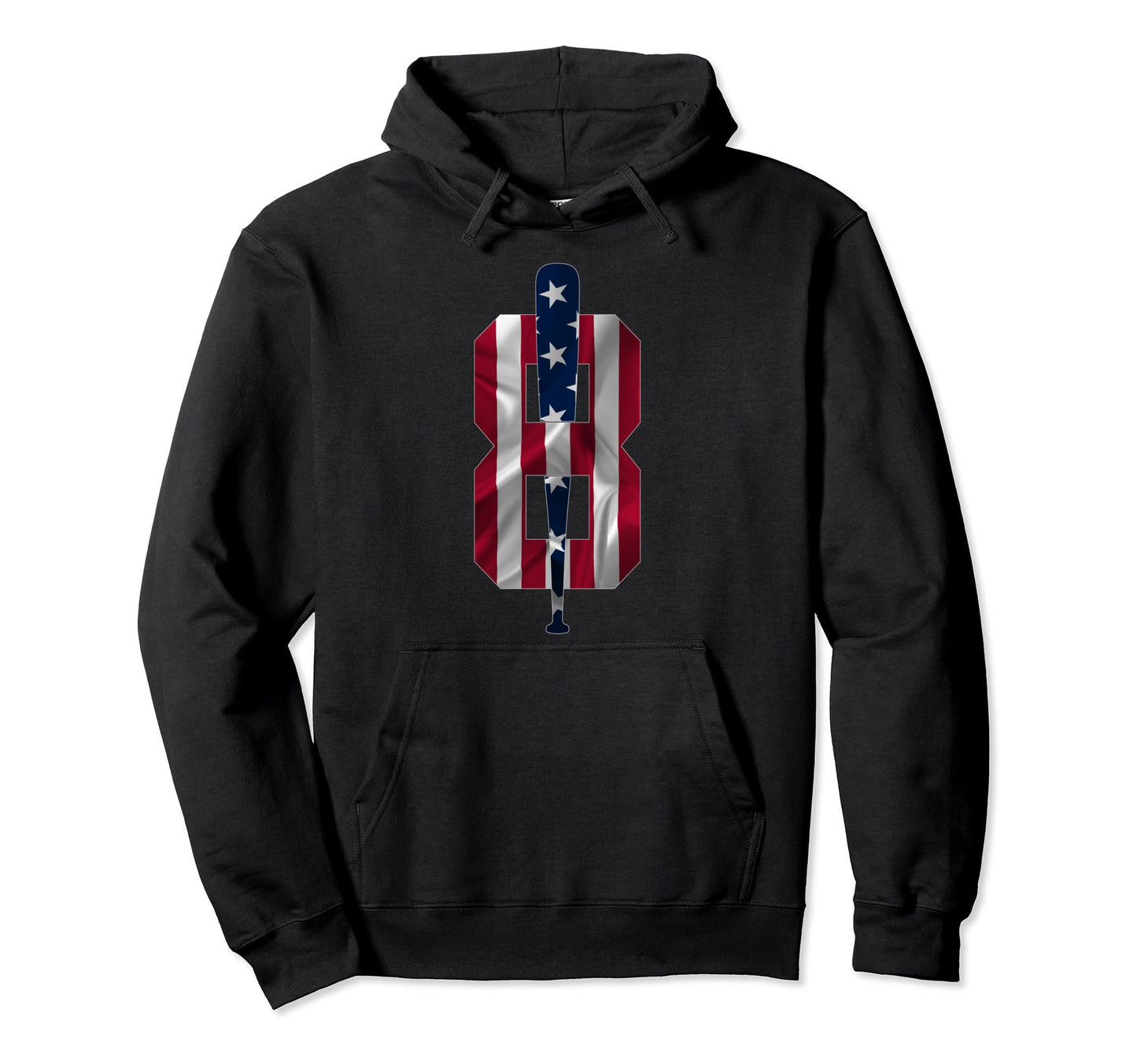 Number 8 Years Baseball 8Th Birthday Hoodie - Minimalist Print Unisex - T-Shirt, Sweatshirt, Hoodie