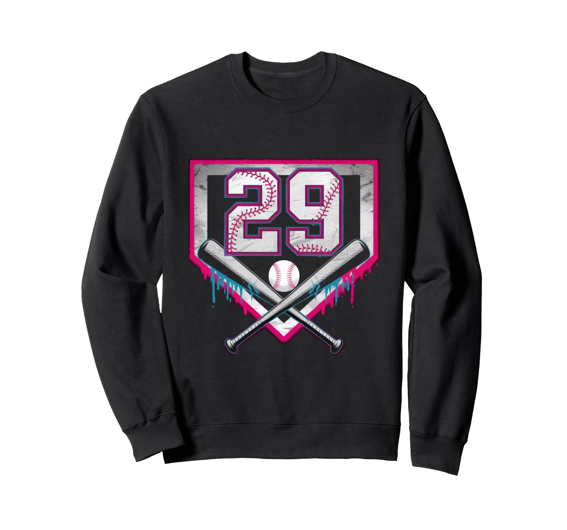 29Th Birthday Baseball Home Ice Cream Sweatshirt - Novelty Apparel Unisex - T-Shirt, Sweatshirt, Hoodie
